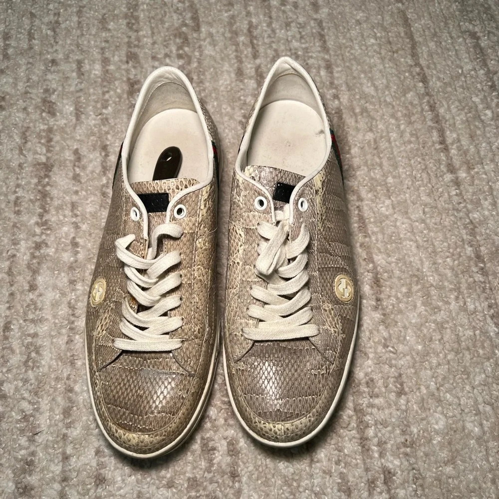 Gucci python sneakers - Picture 3 of 8